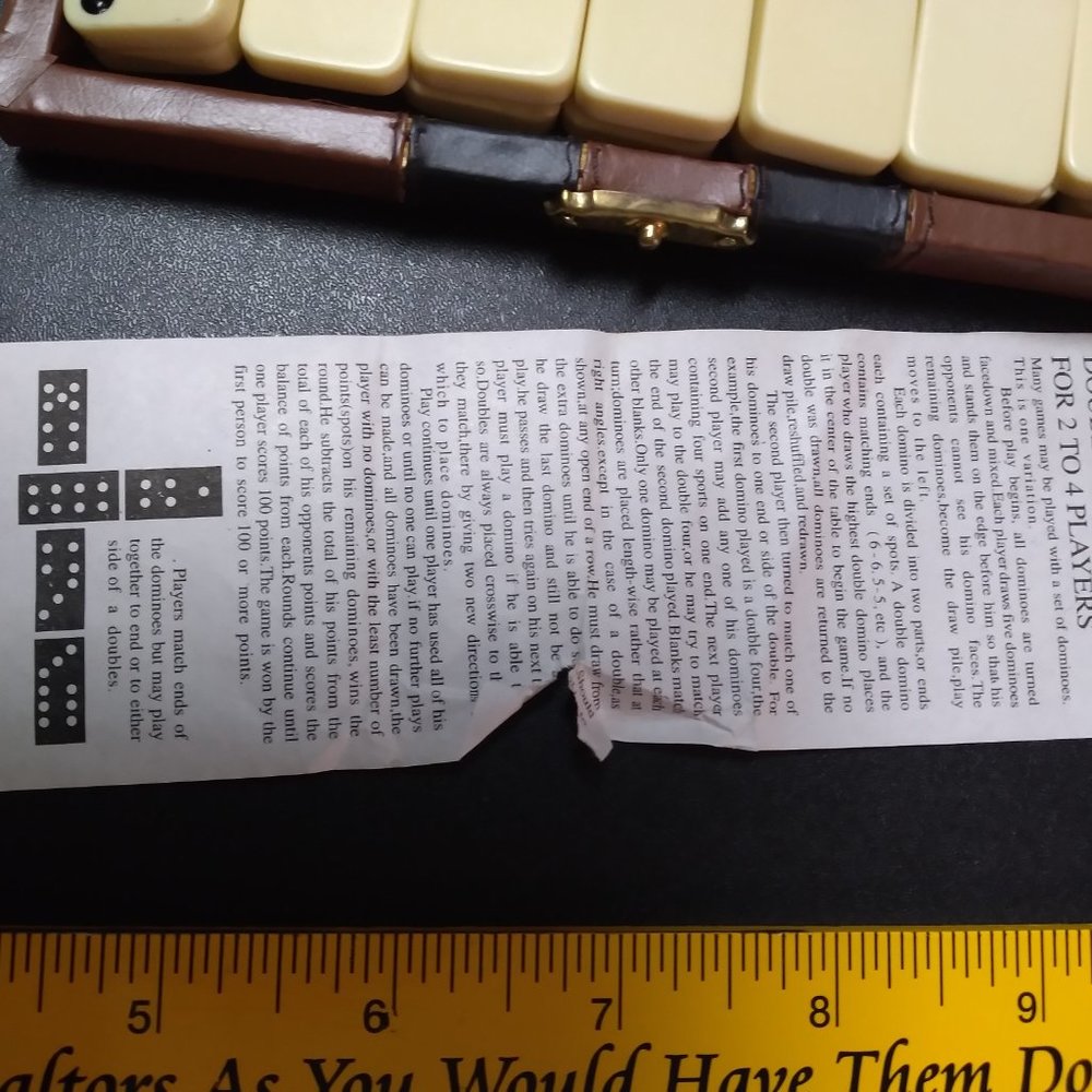 Travel Dominoes Set - Picture 4 of 5